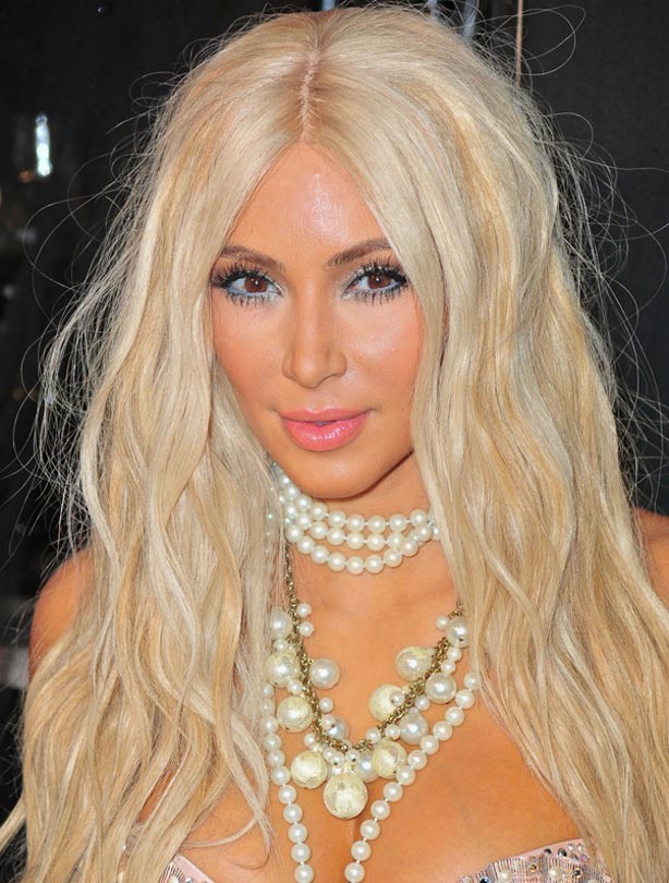 Kim Kardashian Blonde Hairstyles O Haircare