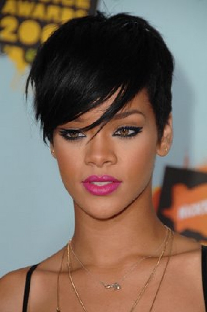 Rihanna Short Black Hairstyles
